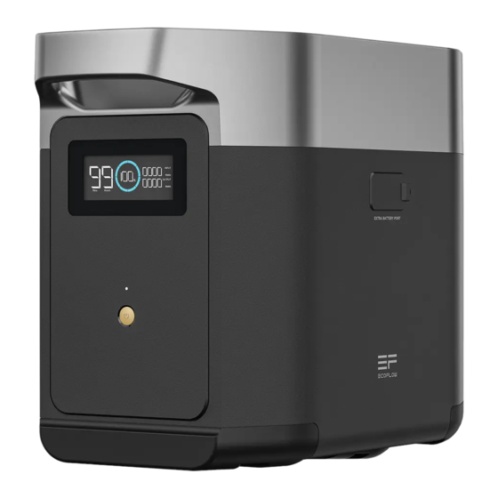 EcoFlow DELTA 2 Smart Extra Battery Bedienungsanleitung