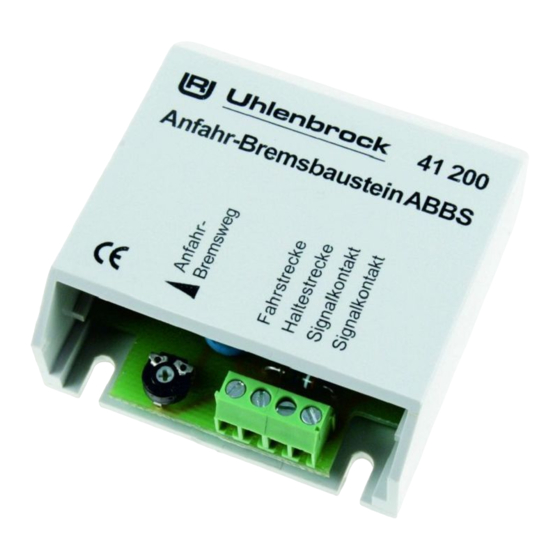 Uhlenbrock Elektronik ABBS 41 200 Bedienungsanleitung