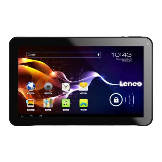 LENCO TAB 4 TWO 90 Bedienungsanleitung
