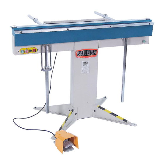 Baileigh BB-4816M Bedienungsanleitung