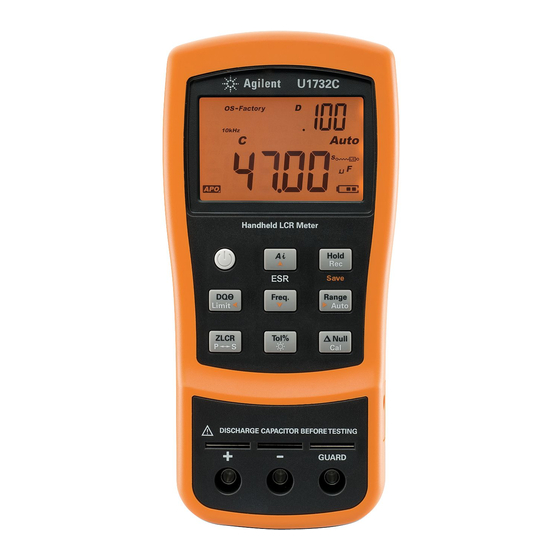 Keysight U1731C Benutzerhandbuch