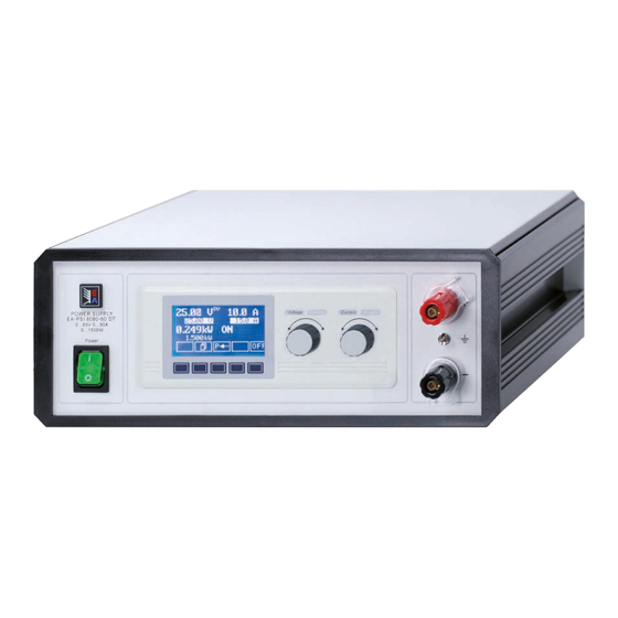 Elektro-Automatik PSI 8000 DT Betriebsanleitung