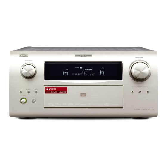 Denon AVP-A1HD Bedienungsanleitung