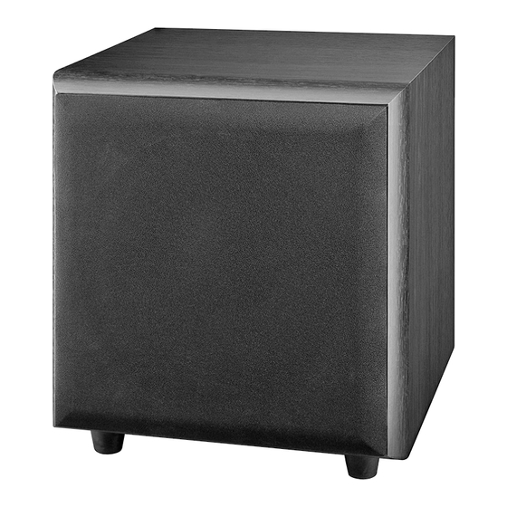IMG STAGELINE SOUND -100SUB Bedienungsanleitung