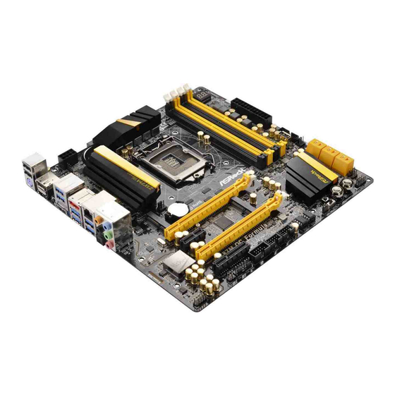 ASROCK Z87M OC Formula Bedienungsanleitung