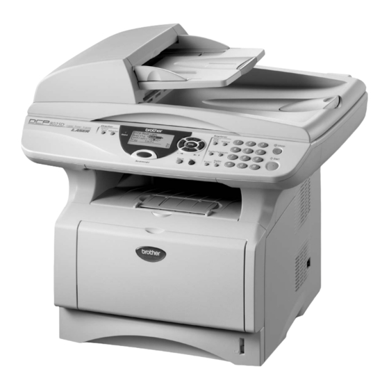 Brother DCP-8025D Installationsanleitung
