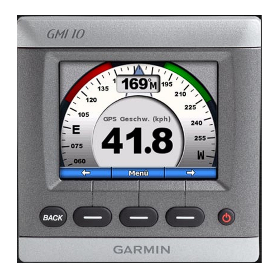Garmin GMI-10 Schnellstartanleitung