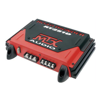 MTX Audio ROAD THUNDER RT251D Handbücher