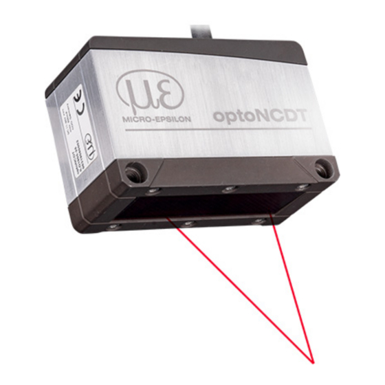 MICRO-EPSILON optoNCDT 1900 PROFINET Betriebsanleitung
