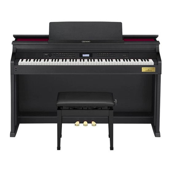 Casio Celviano AP-700 Bedienungsanleitung