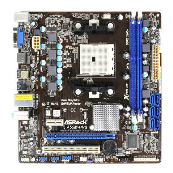 ASROCK A55M-HVS Handbuch