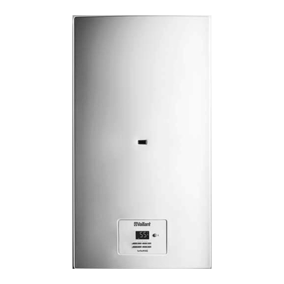 Vaillant turboMAG MAG 145/1 T(E-BE) Betriebsanleitung