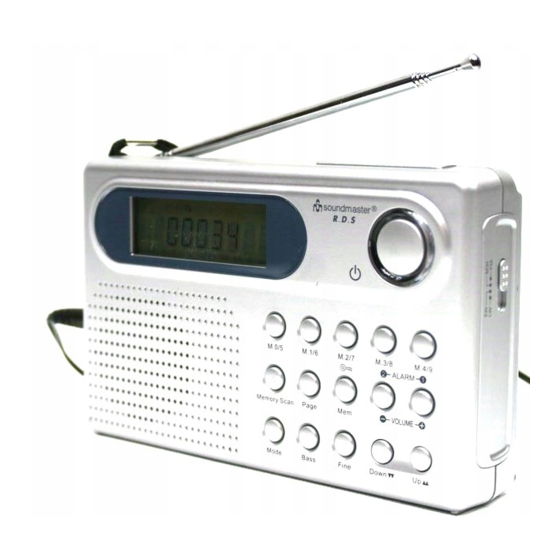 SOUNDMASTER WE320 Bedienungsanleitung