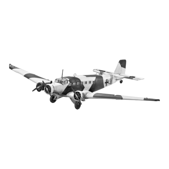 REVELL Junkers Ju52 3m Handbuch