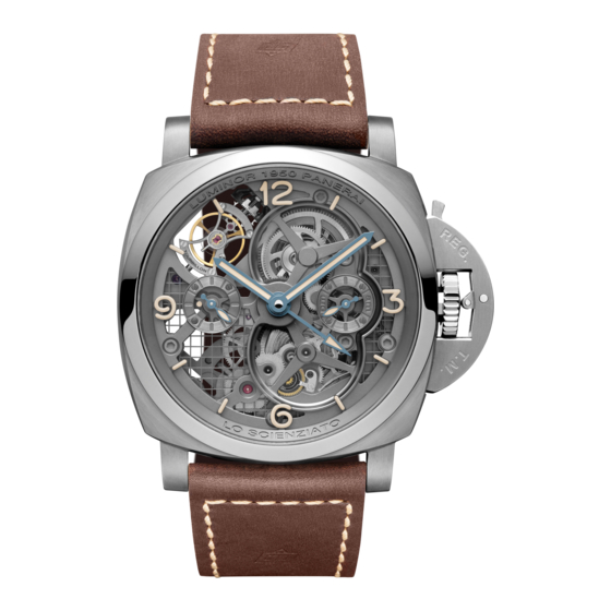 Panerai LUMINOR 1950 TOURBILLON GMT Bedienungsanleitung