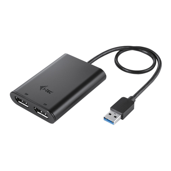 i-tec U3DUAL4KHDMI Gebrauchsanweisung