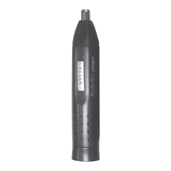 BaByliss E600XE Bedienungsanleitung