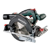 Metabo KS 18 LTX 57 Originalbetriebsanleitung