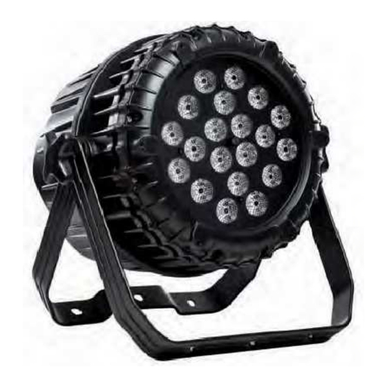 Ignition LED Outdoor Par 20x3W RGB Bedienungsanleitung