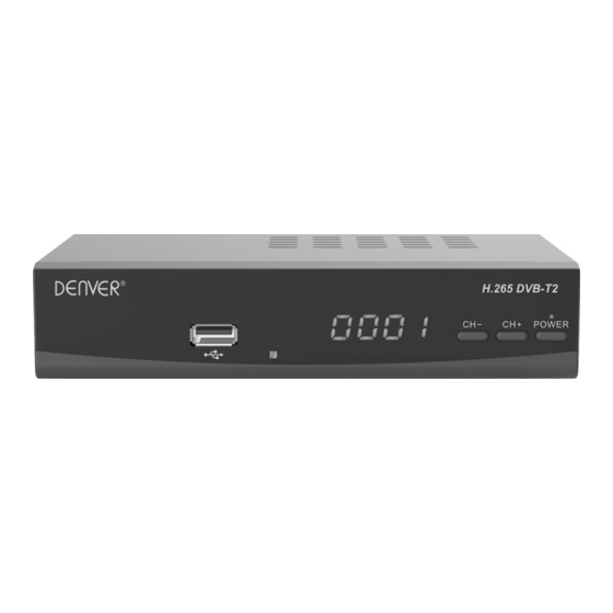 Denver DTB-136H Bedienungsanleitung