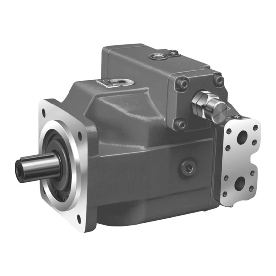 REXROTH A4VSG Betriebsanleitung
