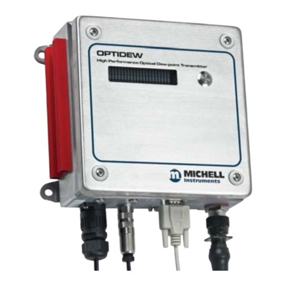 Michell Instruments Optidew Bedienungsanleitung