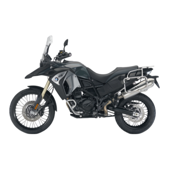 BMW Motorrad F 800 GS Adventure 2017 Betriebsanleitung