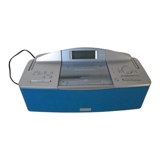 JVC RD-T50RLB Bedienungsanleitung