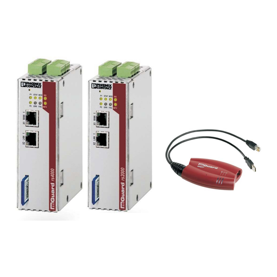 Phoenix Contact FL MGUARD RS2000 TX/TX VPN Anwenderhandbuch