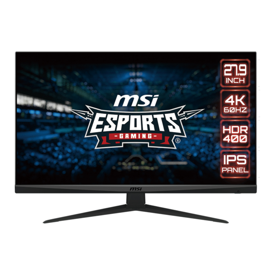 MSI G281UV Benutzerhandbuch