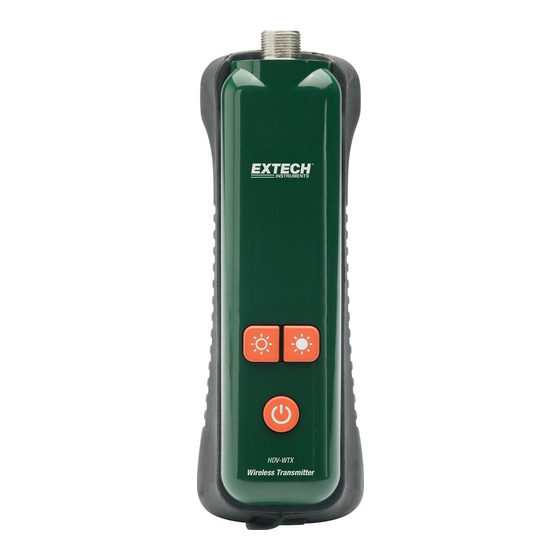 Extech Instruments HDV-WTX Produktblatt