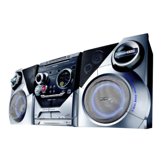 Philips FWM372 Benutzerhandbücher