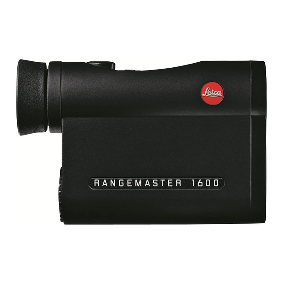 Leica RANGEMASTER CRF 1600 Anleitung
