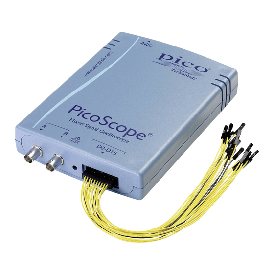 PICO PicoScope 3204 Handbuch