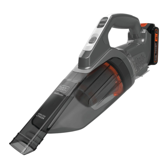 Black & Decker BCHV001 Handbücher