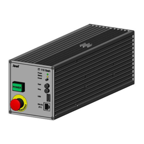 Isel IT116 flash Betriebsanleitung