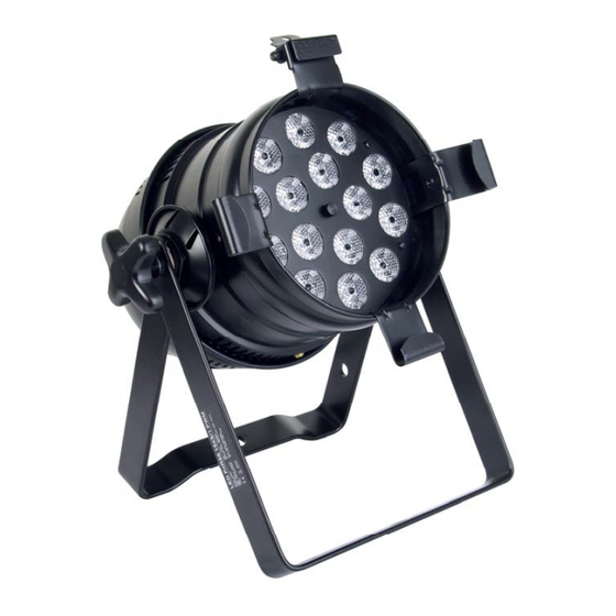 Ignition PAR 56 SHORT FLOOR 15X3W PWM RGB Bedienungsanleitung