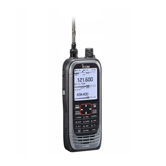 Icom IC-R30 Bedienungsanleitung