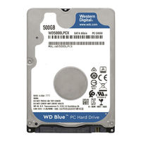 Western Digital Blue WD5000LPCX Bedienungsanleitung