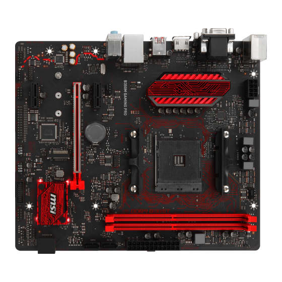 MSI A320M GAMING PRO Bedienungsanleitung