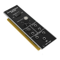 Behringer 902 VCA Schnellstartanleitung