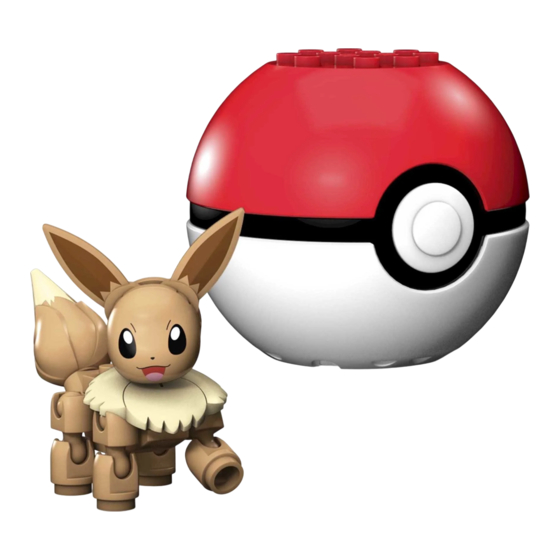 Mega Construx Pokemon wonder builders Eevee Bedienungsanleitung