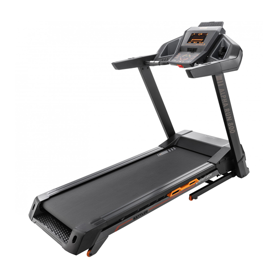 Kettler GYM@HOME ALPHA RUN 800 Computer- Und Trainingsanleitung
