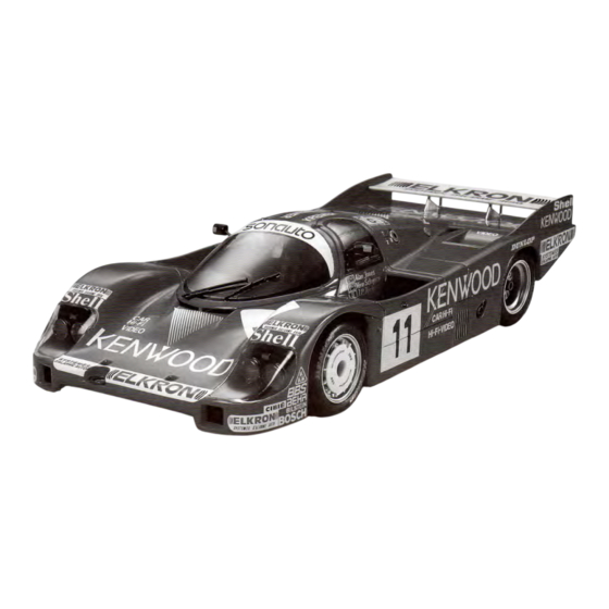 Tamiya 24314 Porsche 956 Le Mans 24 Hours 1984 Montageanleitung
