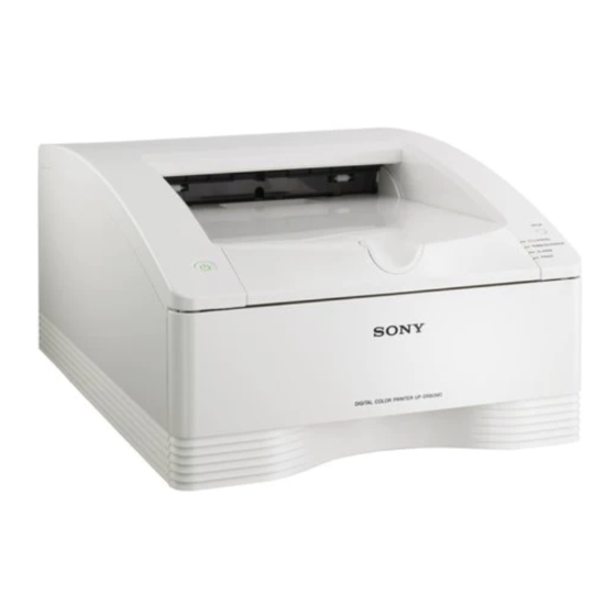 Sony UP-DR80 Kurzanleitung