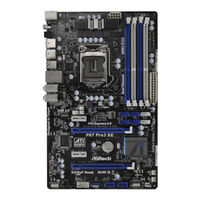 ASROCK P67 Pro3 SE Handbuch
