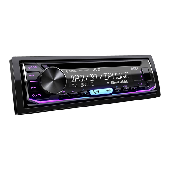 JVC KD-DB902BT Schnellstartanleitung