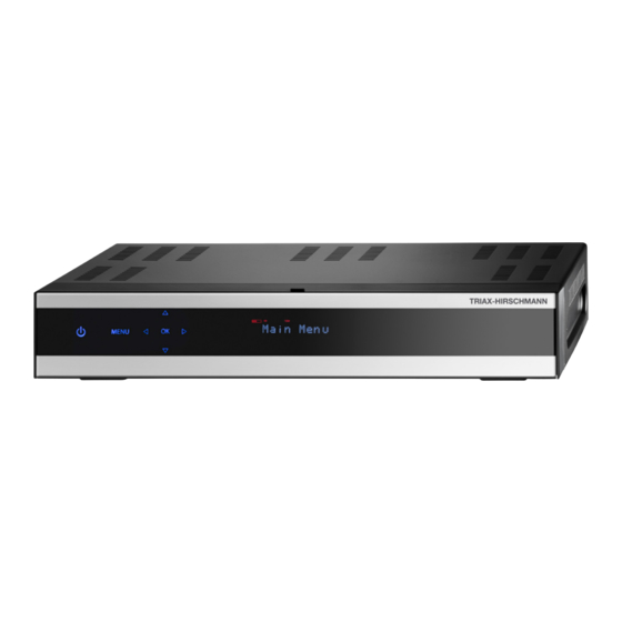 Triax 2C-HD 950 Bedienungsanleitung