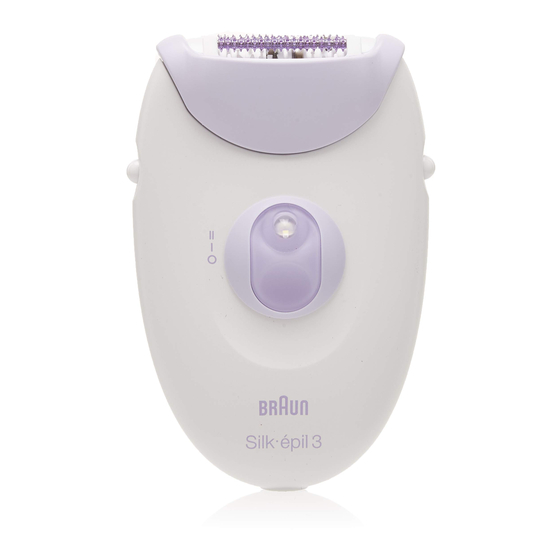 Braun Silk-epil 3 series Handbuch
