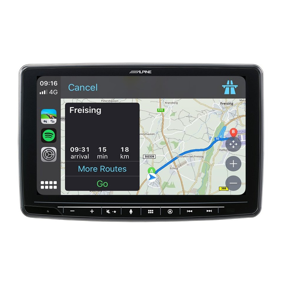 Alpine INE-F904D Installationsanleitung